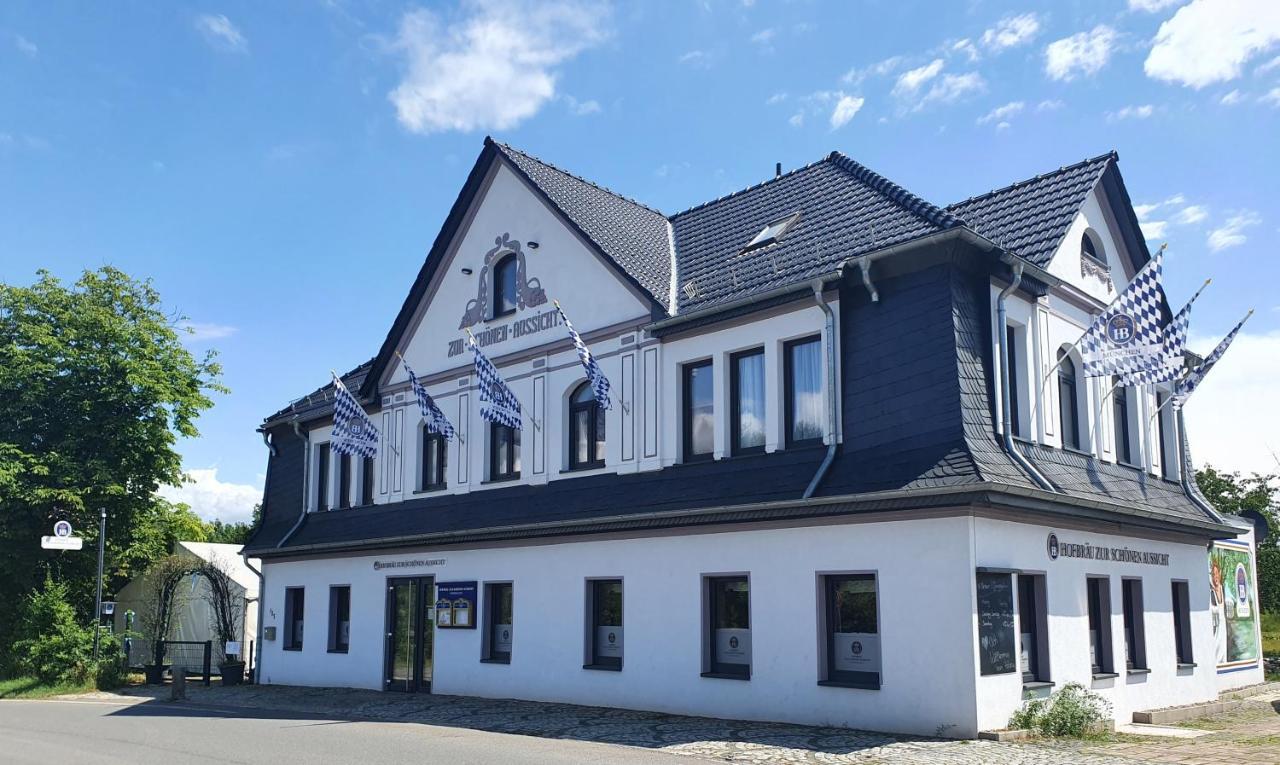 Hofbraeu Zur Schoenen Aussicht Nordhausen Esterno foto